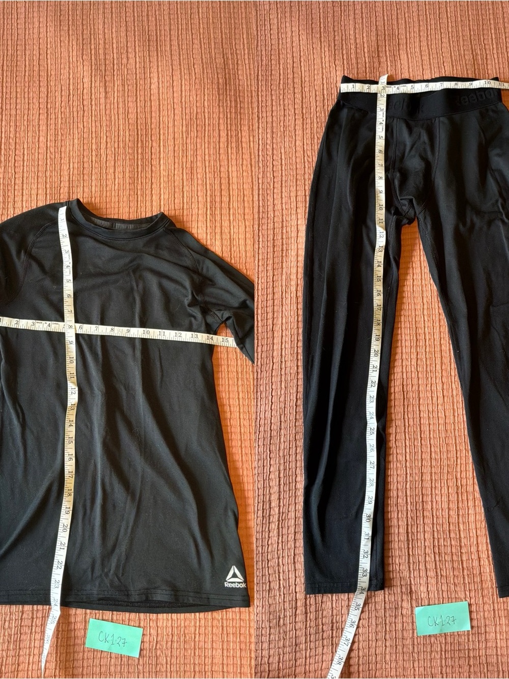 Reebok Men’s Black Base Layer Set